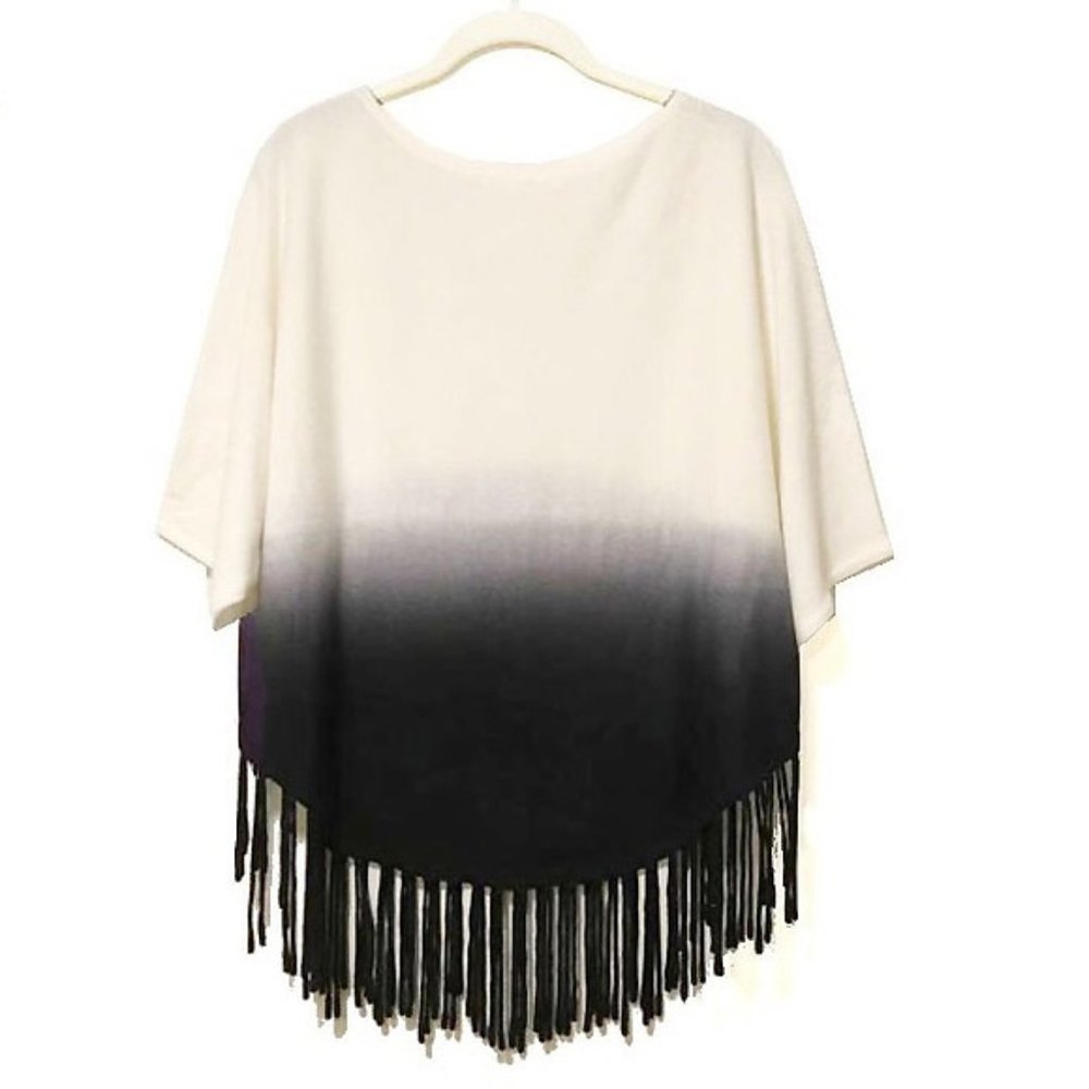 Ombré Fringe Sweater - NWOT